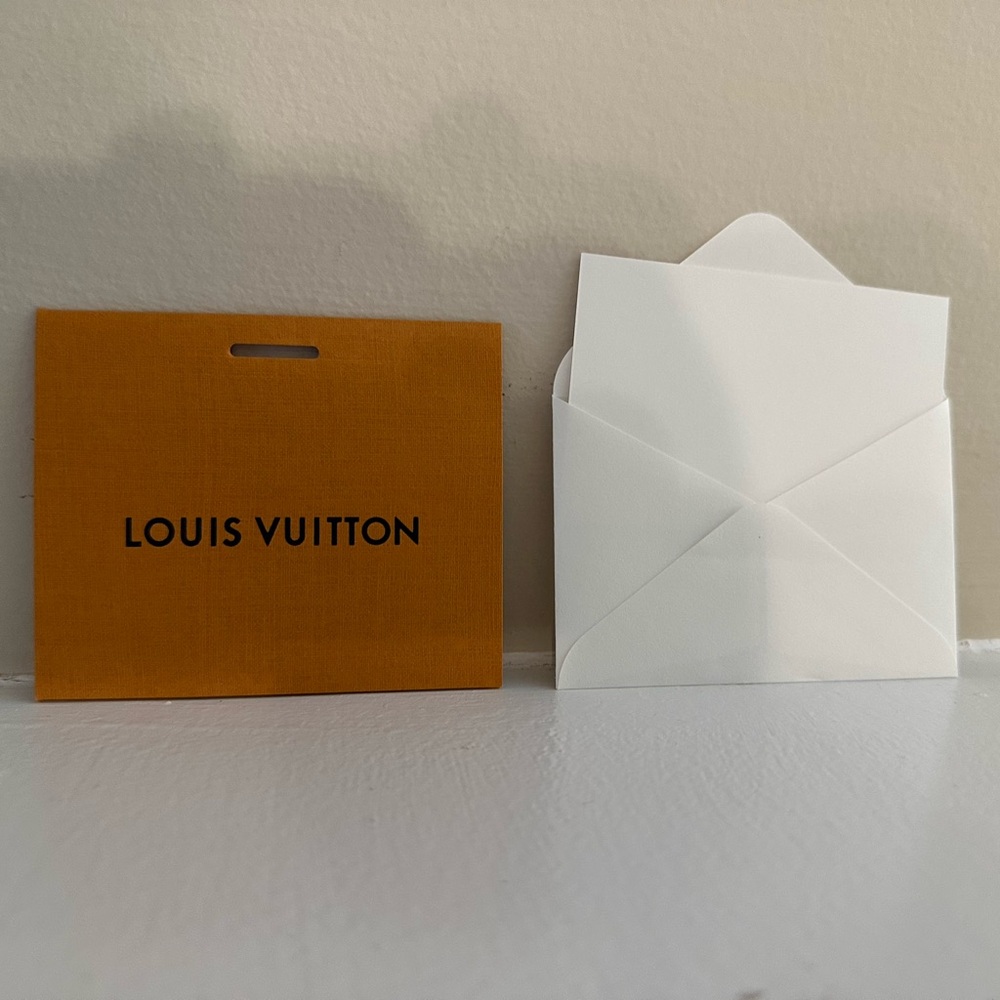 Louis Vuitton Gift Note Card & Envelope